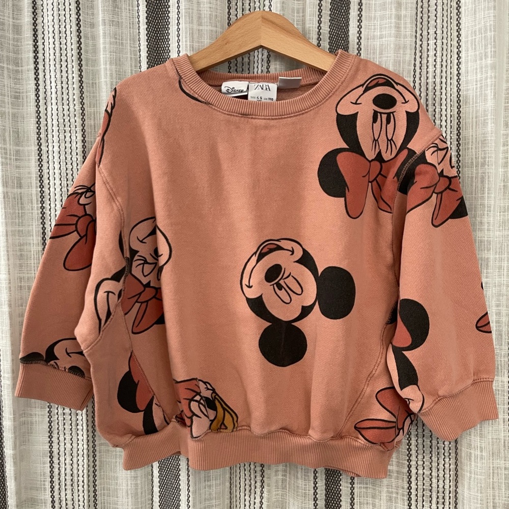 Zara Minnie & friends crew 4-5